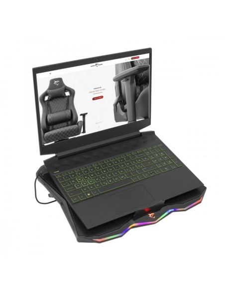 Supporto per Notebook fino a 17.3'' con Ventola per Sistema di Raffreddamento
