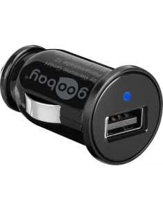 Caricatore Compatto da Auto 1 porta USB con uscita 1A Nero
