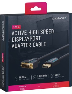Cavo Monitor DisplayPort Maschio a DVI-D Maschio 3 m Blu 2