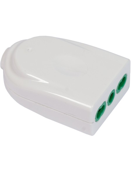 Presa Bipasso Italiana 2P+T 16A Bianco