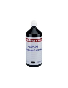 Inchiostro per ricarica marcatori permanenti  Edding 1 L nero 4-T1000001 2
