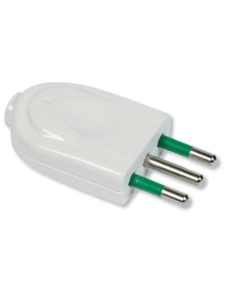 Spina 2P+T 10A Bianco