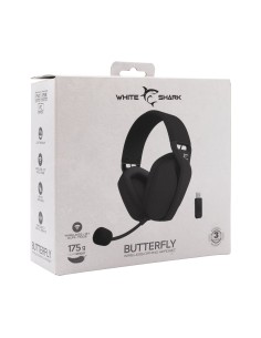 Cuffia Gaming Stereo Wireless con Microfono Nero BUTTERFLY 2