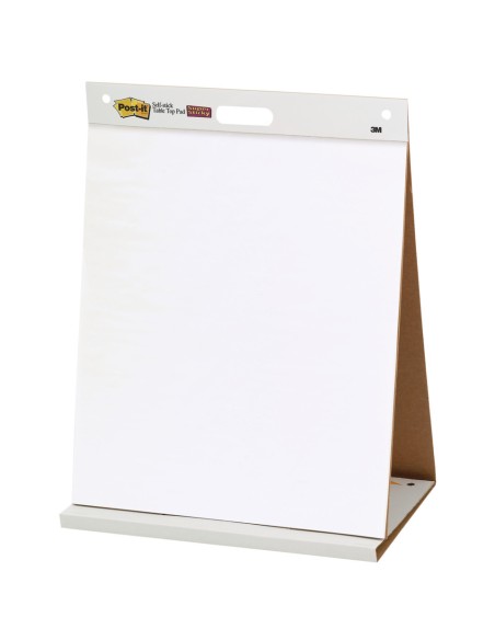 Lavagna da tavolo Post-it® Super Sticky 58,4 cm x 50,8 cm bianco 1 blocco da 20 fogli - 563R