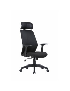 Poltrona presidenziale con braccioli e poggiatesta Tampa rivestita in rete tecnica 62x63xH:117/126cm Serena Group 2
