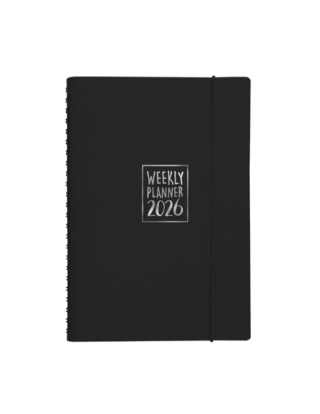Agenda settimanale 2025 spiralata 9x14 cm