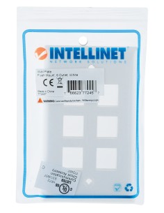 Placca Porta Frutti 6 Posti Mod.503 Bianco 2
