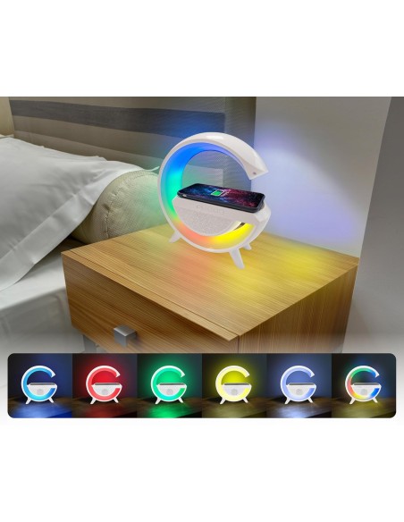 Altoparlante Bluetooth v5.3 con Luce LED e Ricarica Wireless, TX-264