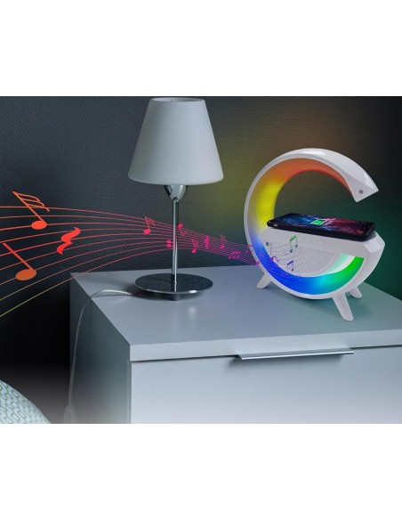Altoparlante Bluetooth v5.3 con Luce LED e Ricarica Wireless, TX-264