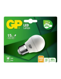Lampadina LED Mini Globo E27 Bianco Caldo 3,5W, Classe F 2