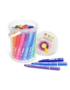 Pennarelli superlavabili Primo Jumbo punta conica 7,6 mm in colori assortiti 2