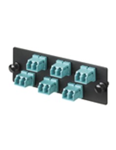 PANNELLO CON 6 ADATTATORI LC DUPLEX