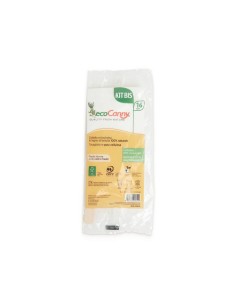 Kit forchetta coltello tovagliolo bio-compostabili ecoCanny in legno di betulla conf. 200 pz - ECO-PPBCA 2