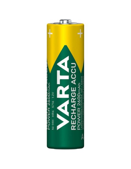 Blister 2 Batterie Ricaricabili Stilo AA 2600 mAh