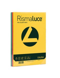 Carta colorata Rismaluce A4 200 g/m - risma 125