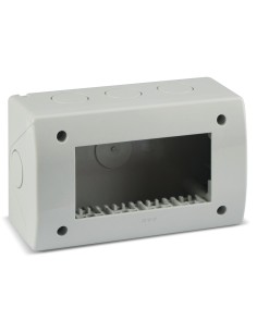 Contenitore Autoportante IP40 S44 per Minicanali 4 Moduli Bianco