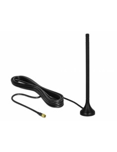Antenna LTE Omnidirezionale Fissa SMA 3-5dBi 12,5cm Cavo RG-174 A/U