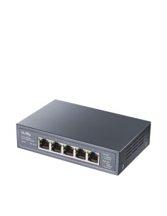 Switch con 5 Porte 2.5G Ethernet Custodia in Metallo, HS105