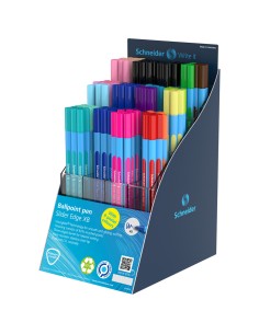 Espositore 120 penne a sfera Schneider Slider Edge XB - colori assortiti - P305502 2