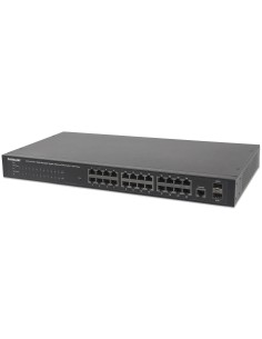Switch 24 Porte PoE Web-Managed Gigabit Ethernet con 2 Porte SFP