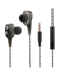 Auricolari Stereo In Ear Duett con Microfono e Telecomando Nero