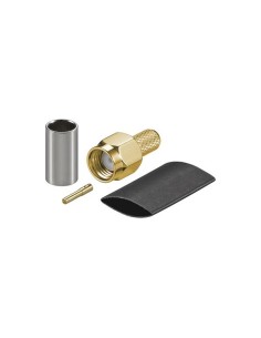Connettore antenna a crimpare RP-SMA Maschio per RG58