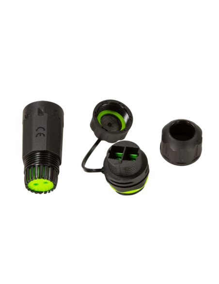 Connettore Fibra Ottica SC Duplex Impermeabile IP68 con Pressacavo e Cappuccio Antipolvere