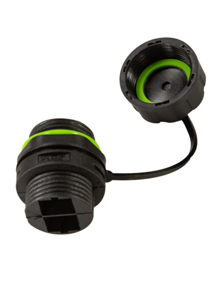Connettore Fibra Ottica SC Duplex Impermeabile IP68 con Pressacavo e Cappuccio Antipolvere