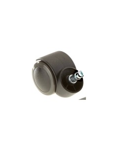 Set 5 ruote per sedie Unisit gommate nero ACCRUG5 2