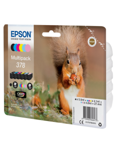MULTIPACK 6 COLORI 378 PHOTO HD INK 2
