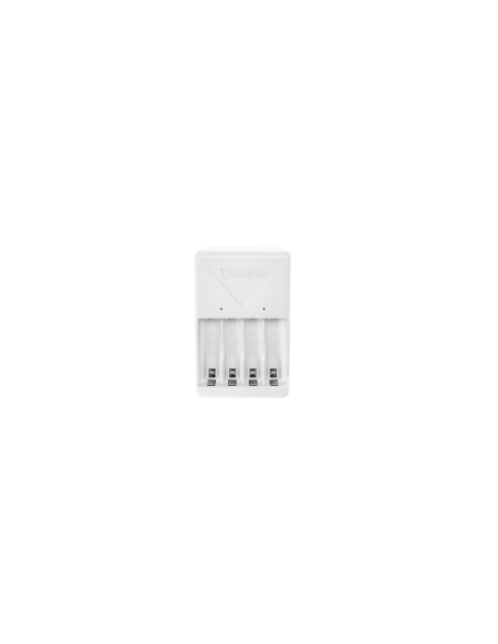 Caricabatterie Compatto a Spina Pocket Charger per 4 pile AA/AAA
