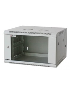 Armadio Rack 19'' a muro 9 unità due sezioni Grigio