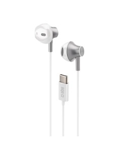 Auricolari Semi in ear SBS in metallo - connettore Type-C - microfono - bianco TEEARTYCMETW 2
