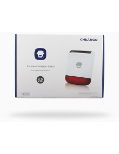 Sirena Wireless con Lampeggiante 110dB per Antifurto con Ricarica Solare 2