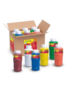 Colori a Dita in flacone Giotto Bebè conf. da 6 barattoli 750 ml F477200 2