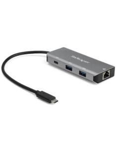 HUB USB-C A 3 PORTE CON GBE
