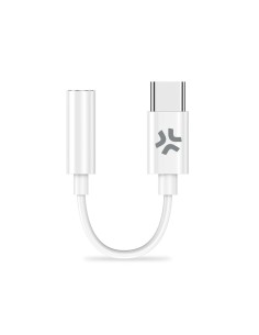 USB-C TO JACK 3.5MM ADAPTER WHITE
