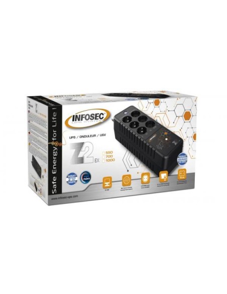 UPS ad alta frequenza 700 VA - 6 prese FR / SCHUKO