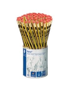 Espositore 72 matite con gommino Staedtler Noris® HB 122 KP72