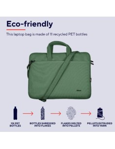 BOLOGNA LAPTOP BAG 16" ECO GREEN