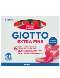 CF6 TUB. TEMPERA 21ML ROSSO CARMIN