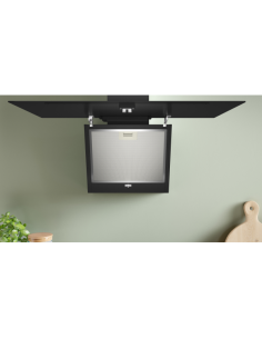 CAPPA A MURO INCLUNATA 60CM A NERA 2