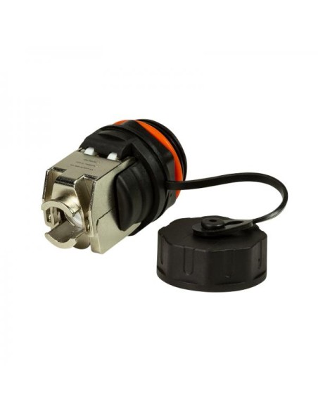 Accoppiatore RJ45 Cat.6A Schermato IP68 toolless