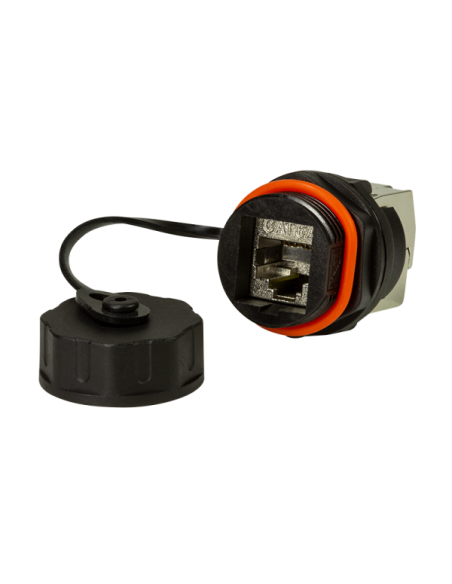 Accoppiatore RJ45 Cat.6A Schermato IP68 toolless