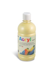 BOTTIGLIA 500ML TEMP ACRILICA ORO 2
