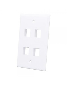 Placca Porta Frutti 4 Posti Mod.503 Bianco