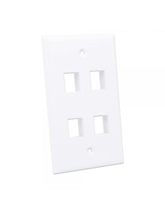 Placca Porta Frutti 4 Posti Mod.503 Bianco 2