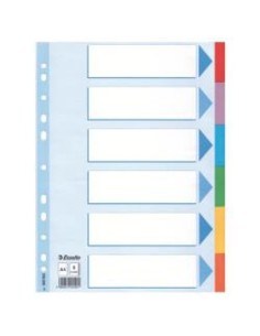CF20 INTERCALAR CARTON 6 TCOLORS A4