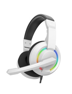 Cuffie Gaming con Microfono e Illuminazione RGB, BGH-021 HYDRA Bianco