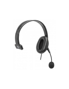Cuffia Mono USB con Microfono Reversibile Cavo 2m 2